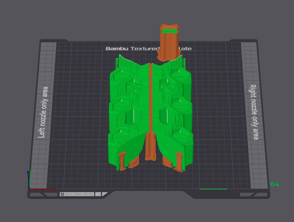 Print plate: two tall mirrored parts