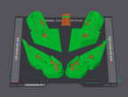 Print plate: the kit's four corner parts