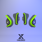 The four parts of the Z-Zero power pads lined up