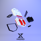 IXEZED 3D printed charging port cover fitted on a Leaperkim Lynx — view 2